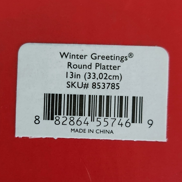 🕊️ Lenox Winter Greetings Cardinal Decorative Plate 13” – With Box - Picture 6 of 16